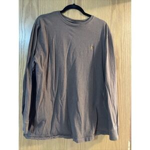 Polo Ralph Lauren Shirt Adult X-Large Soft Brown Long Sleeve Tee Small Pony Men